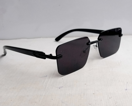 Retro Rimless Square Frame Cartier