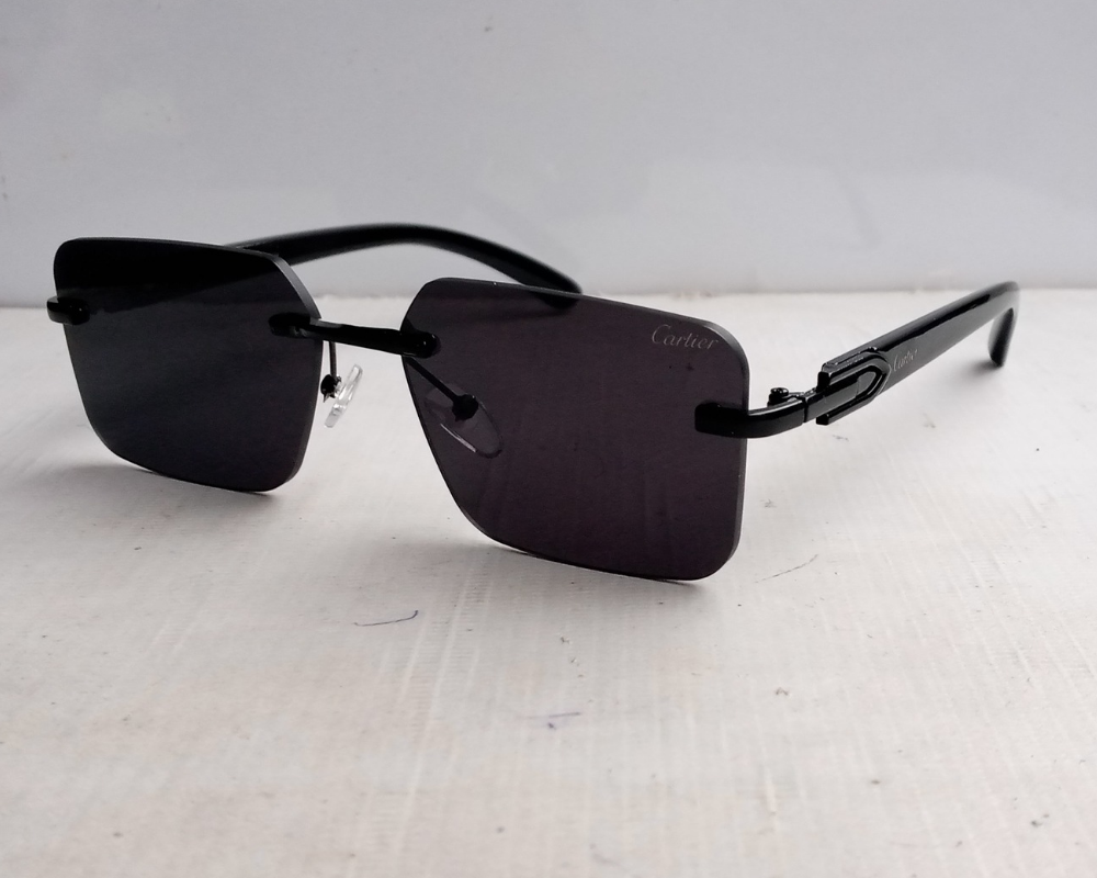 Retro Rimless Square Frame Cartier